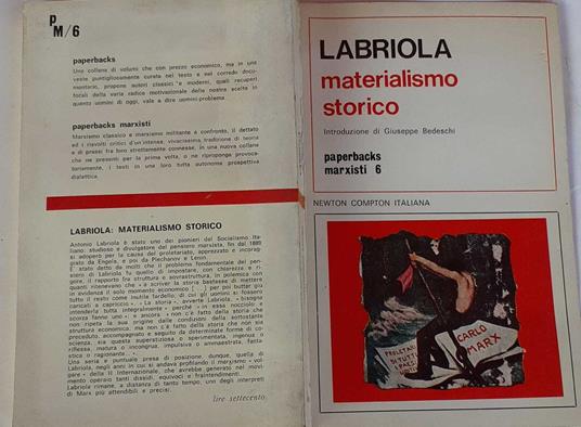 Materialismo storico - Antonio Labriola - copertina