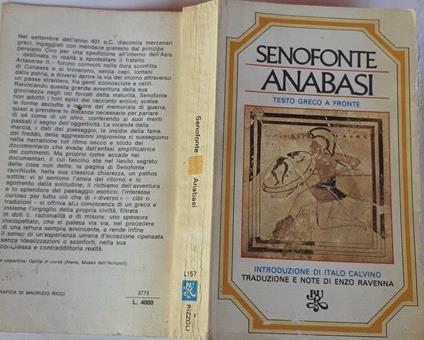  Anabasi. Testo greco a fronte: 9788818020397: Senofonte,  Celeste, O.: Books