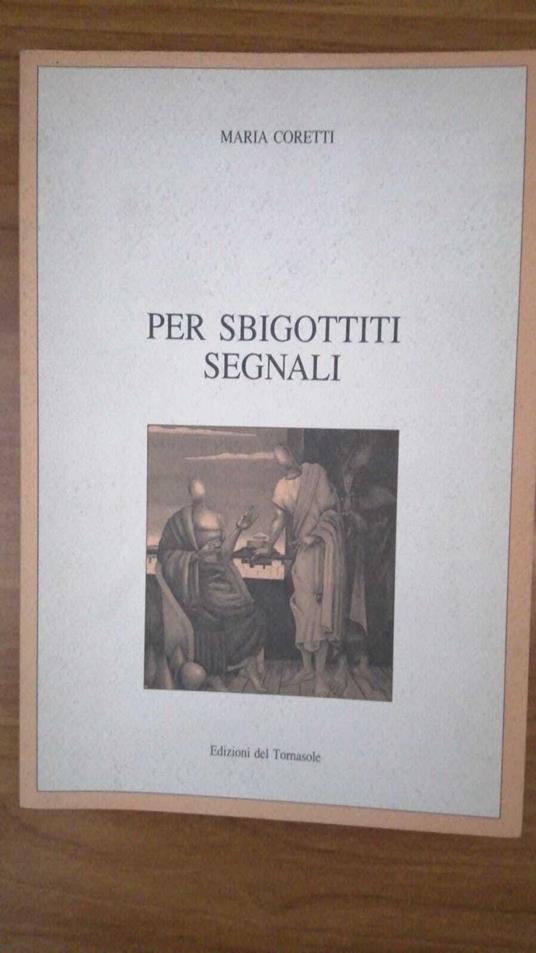 Per sbigottiti segnali - copertina