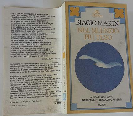 Nel silenzio più teso - Biagio Marin - copertina