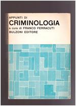 Appunti di criminologia