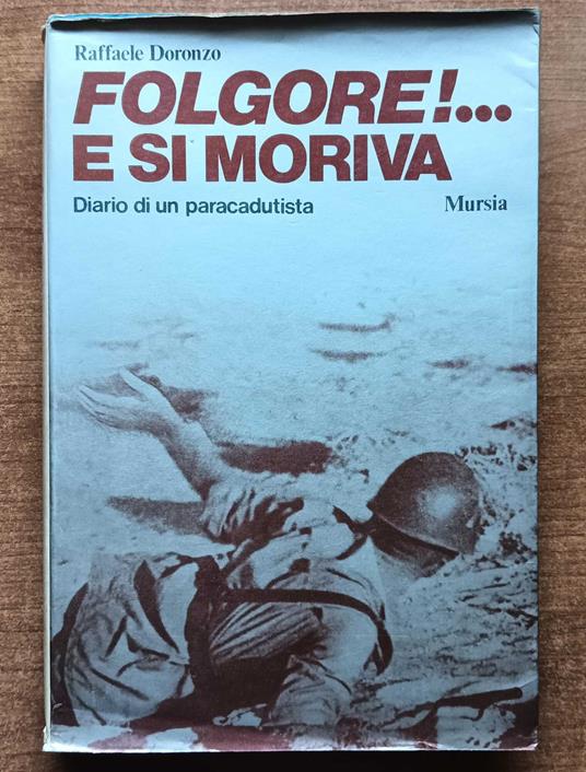 Folgore!.. E si moriva - Raffaele Doronzo - copertina