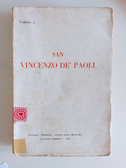 San Vincenzo De' Paoli - Paul Renaudin - copertina