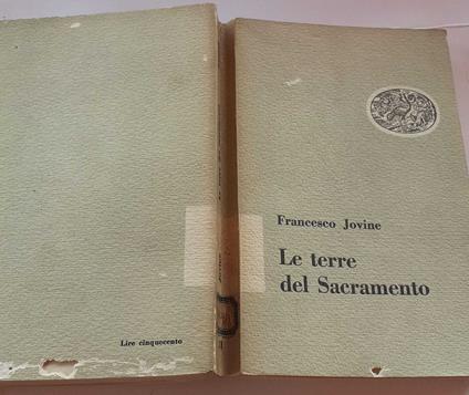 Le terre del Sacramento - Francesco Jovine - copertina