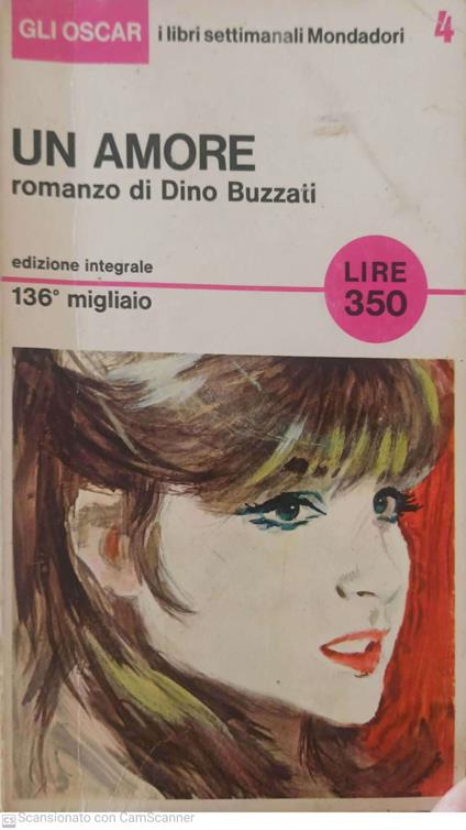 Un amore - Dino Buzzati - copertina