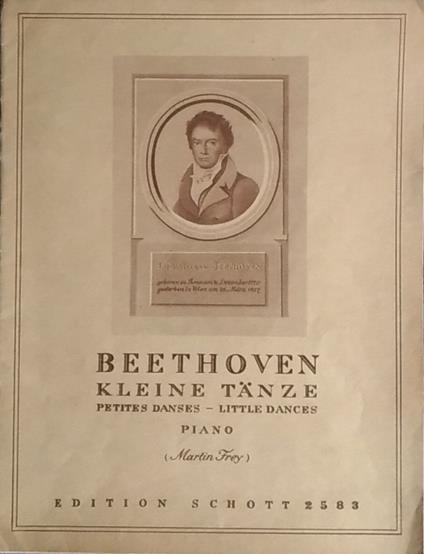 Kleine Tanze - Ludwig van Beethoven - copertina