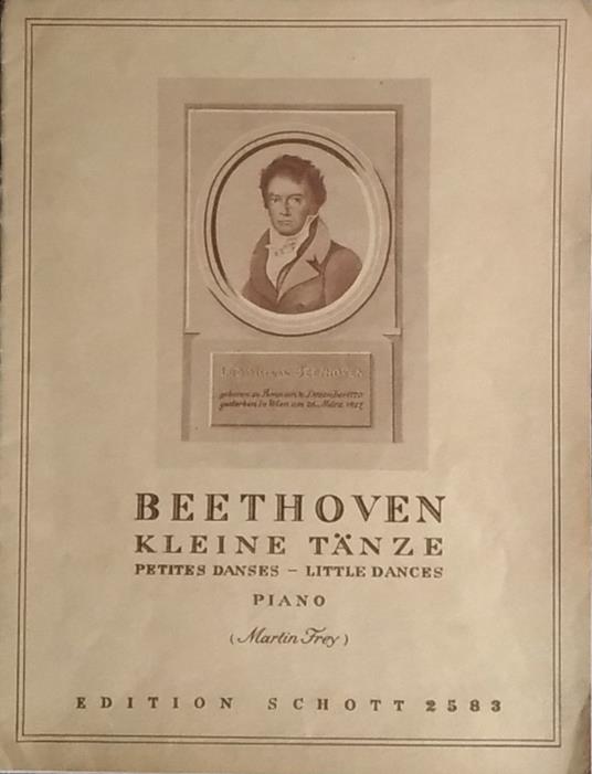 Kleine Tanze - Ludwig van Beethoven - copertina