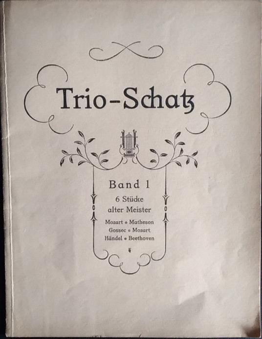 Trio - Schatz. Sammlung kleinerer Vortragsstucke - copertina