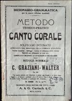 Metodo teorico - pratico di canto corale o solfeggio intonato