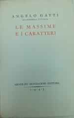 Le massime e i caratteri