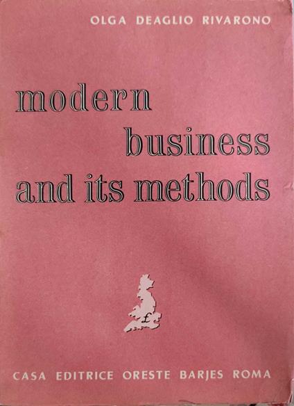 Modern business and its methods - copertina