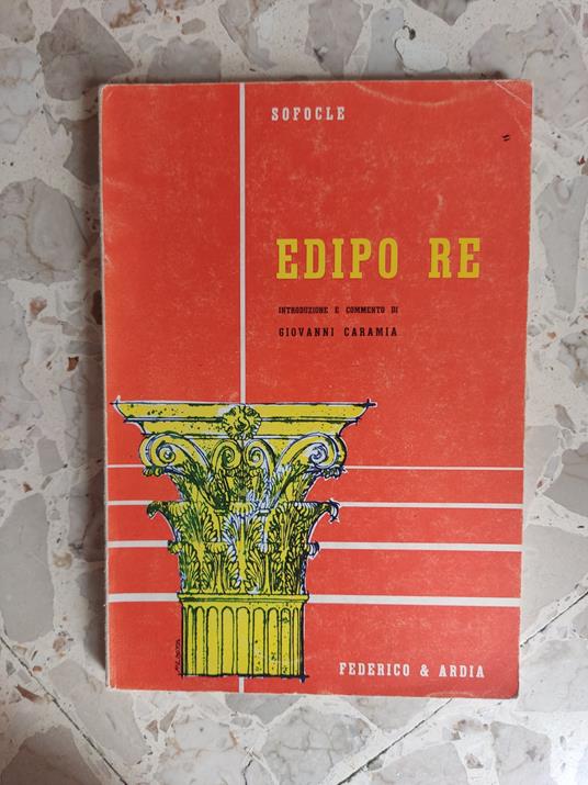 Epido re - Sofocle - copertina