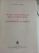 Tutela costituzionale della cooperazione e cooperazione di credito