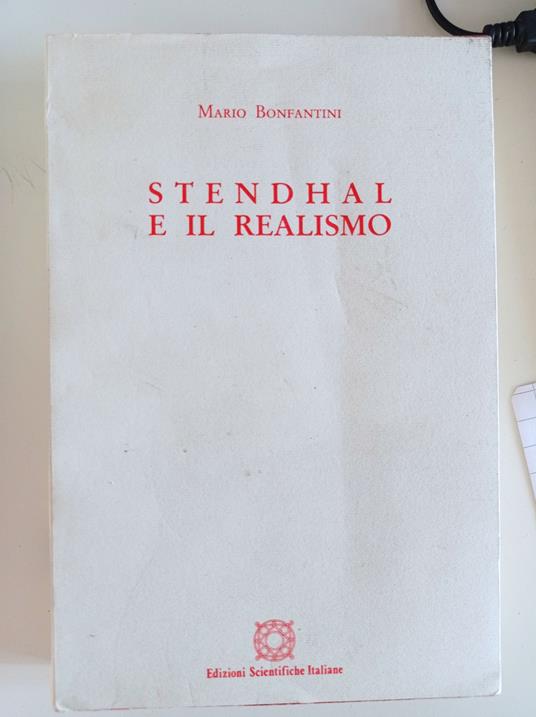 Stendhal e il realismo - Mario Bonfantini - copertina