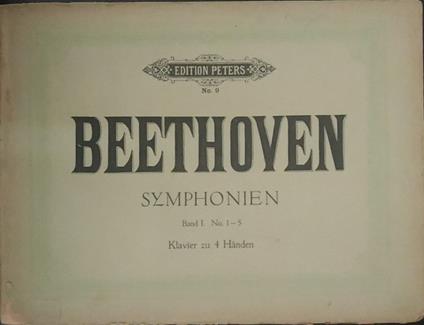 Symphonien. Klavier zu 4 Handen - Ludwig van Beethoven - copertina