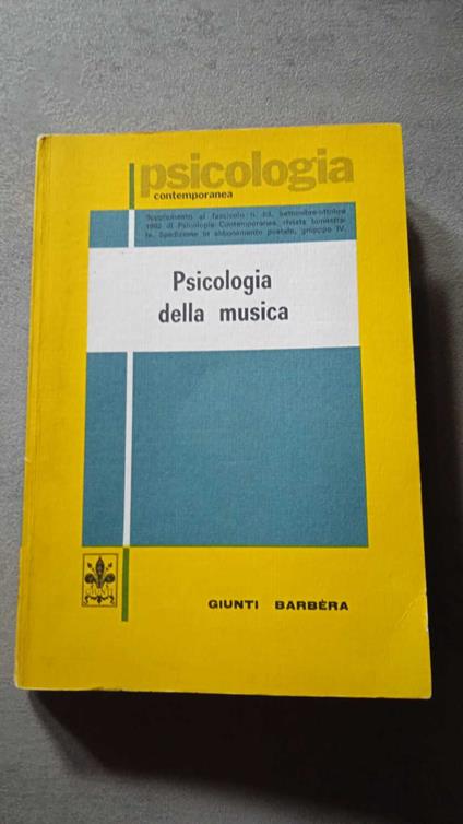 Psicologia della musica - copertina