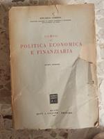 Corso di politica economica e finanziaria