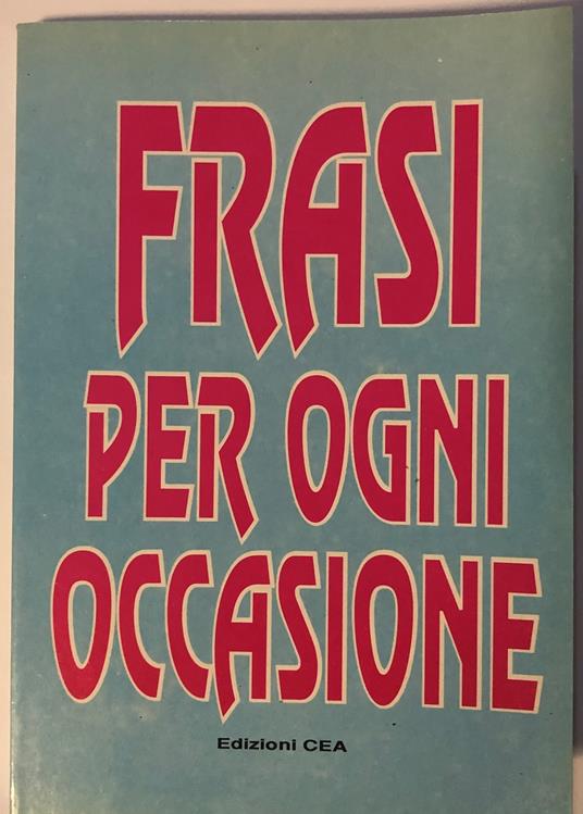 Frasi per ogni occasione - copertina