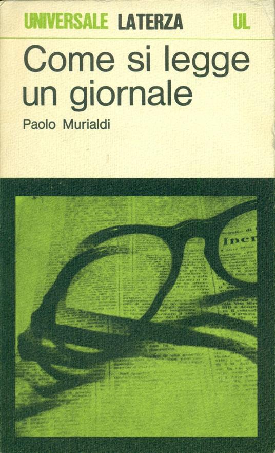 Come si legge un giornale - Paolo Murialdi - copertina