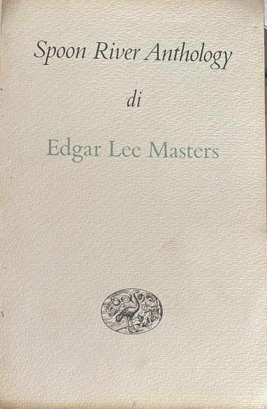 Spoon River Anthology - Edgar Lee Masters - copertina