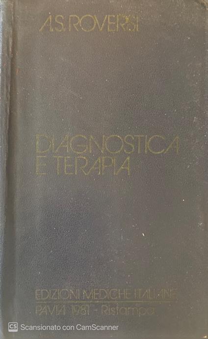 Manuale medico di diagnostica e terapia - A. S. Roversi - copertina