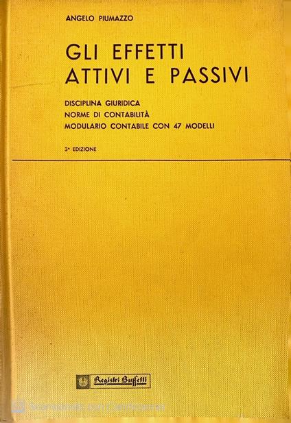 Gli effetti attivi e passivi - copertina