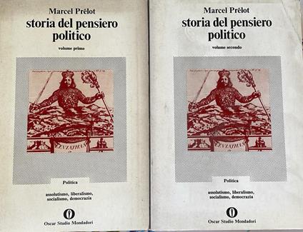 Storia del pensiero politico. 2 volumi - Marcel Prelot - copertina