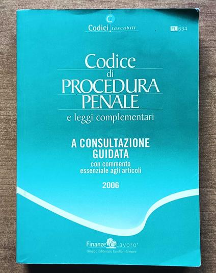 Codice di procedura penale e leggi complementare - copertina