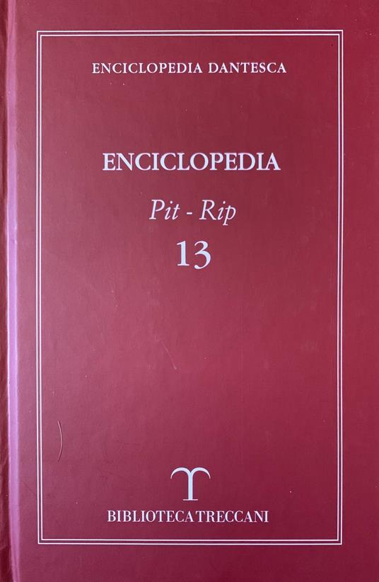Enciclopedia dantesca. Volume 13 - Libro Usato - Treccani - | IBS