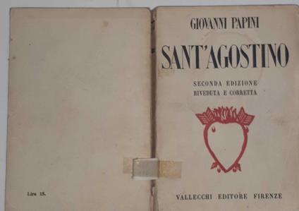 Sant'Agostino - Giovanni Papini - copertina