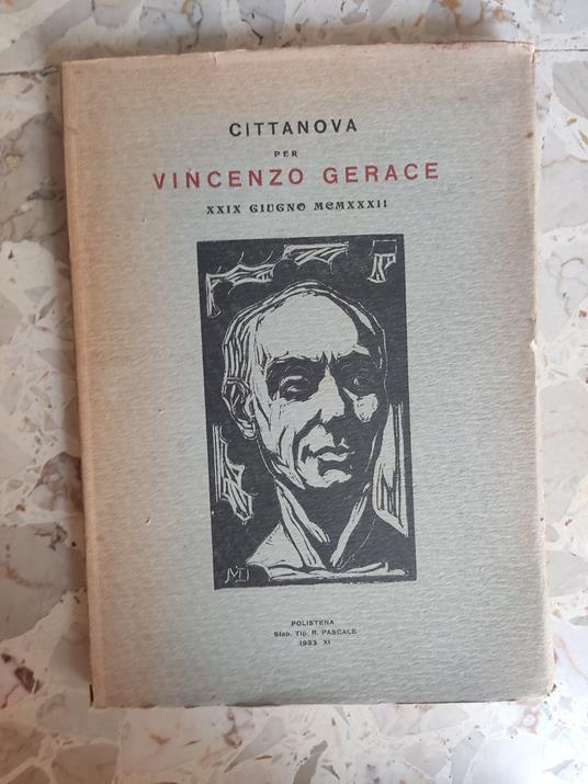 Cittanova per Vincenzo Gerace - Vincenzo Gerace - copertina