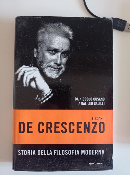 Storia della filosofia moderna - Luciano De Crescenzo - copertina