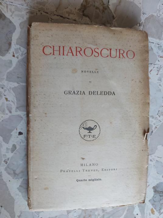 Chiaroscuro - Grazia Deledda - copertina