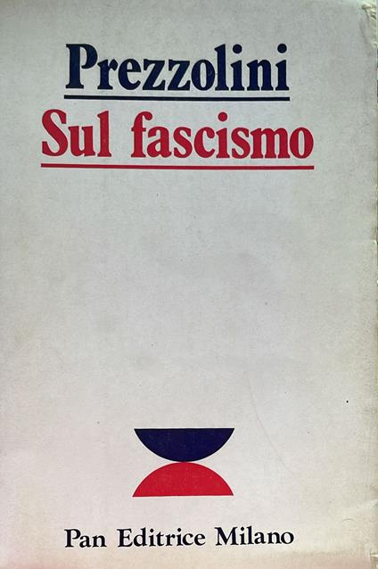 Sul fascismo (1915-1975) - copertina