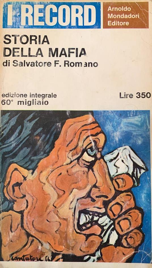 Storia della mafia - Salvatore F. Romano - copertina