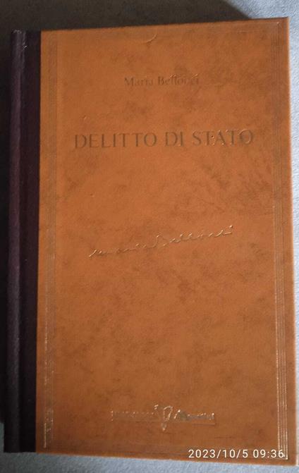 Delitto di stato - Maria Bellonci - copertina