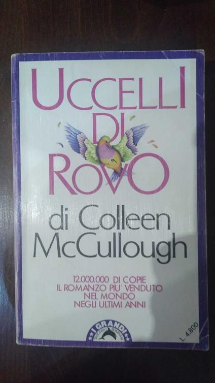 Uccelli di Rovo - Colleen Mc Cullough - copertina