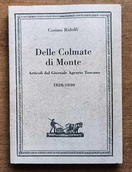 Dalle Colmate di monte - Cosimo Ridolfi - copertina