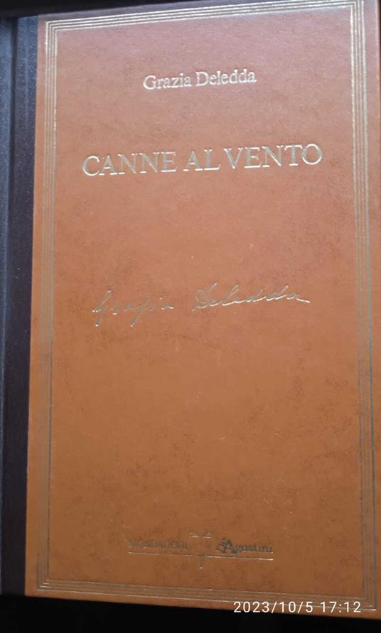 Canne al vento - Grazia Deledda - copertina