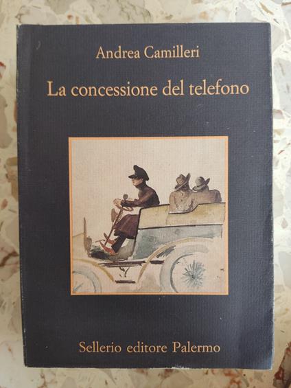 La concessione del telefono - Andrea Camilleri - copertina