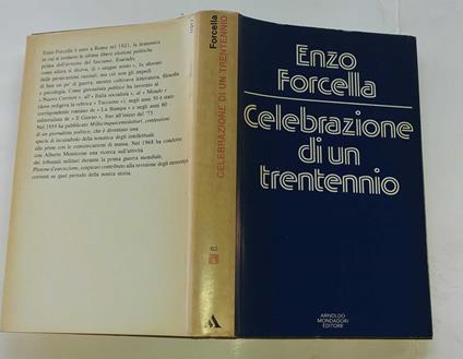 Celebrazione di un trentennio - Enzo Forcella - copertina
