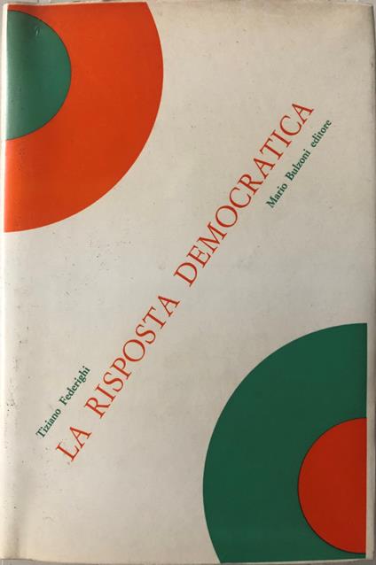 La risposta democratica - Tiziano Federighi - copertina