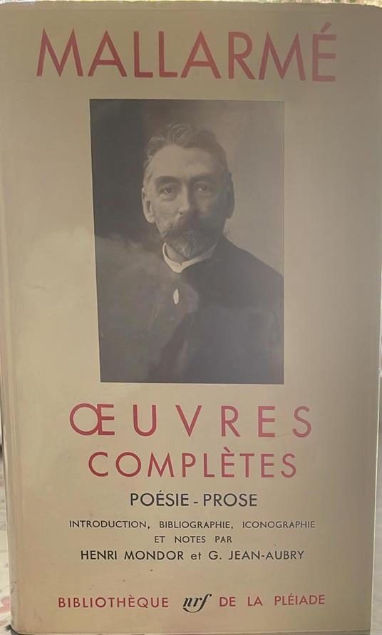 Oeuvres completes - Stéphane Mallarmé - copertina