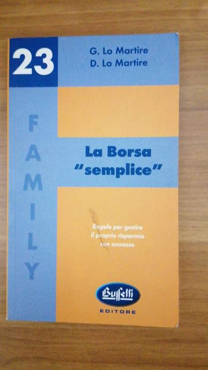 La borsa " semplice " - copertina