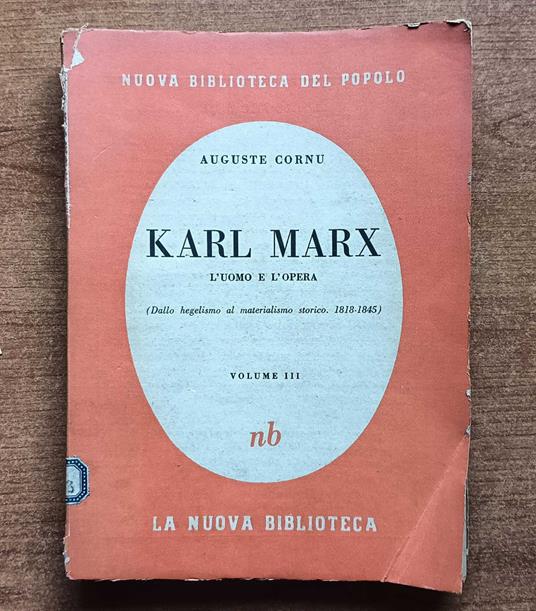 Karl Marx - Auguste Cornu - copertina