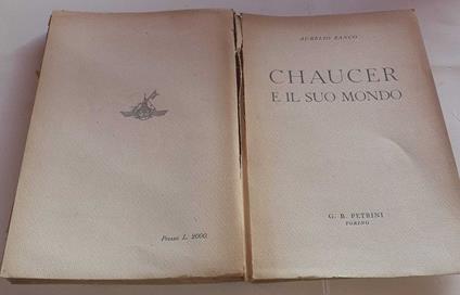 Chaucer e il suo mondo - Aurelio Zanco - copertina