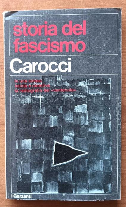 Storia del fascismo - Giampiero Carocci - copertina