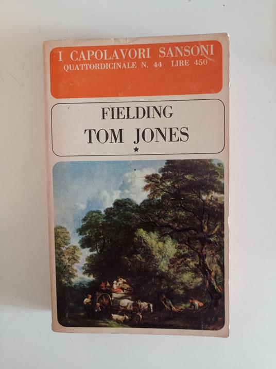 Tom Jones Vol. 1 - Henry Fielding - copertina