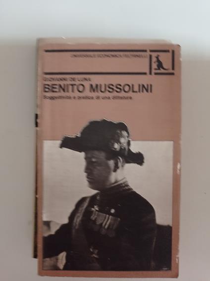 Benito Mussolini - Giovanni De Luna - copertina