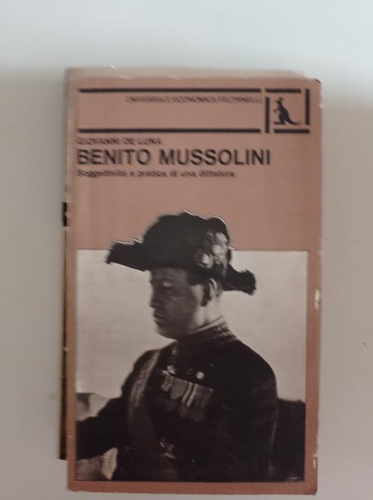 Benito Mussolini - Giovanni De Luna - copertina
